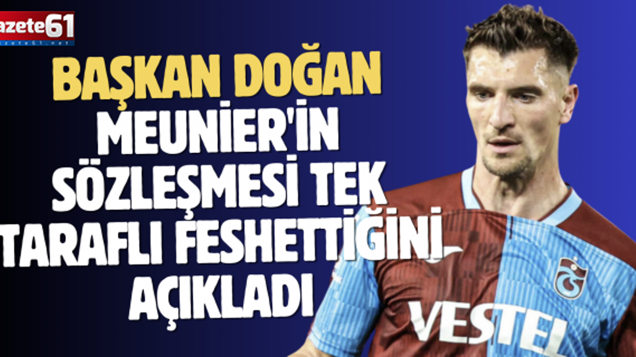 Ertuğrul Doğan'dan son dakika açıklaması 'Sözleşmesini feshetti'