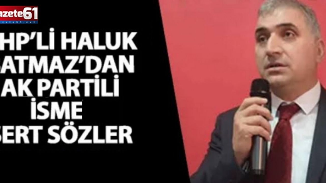 Batmaz'dan Hisoğlu'na sert yanıt