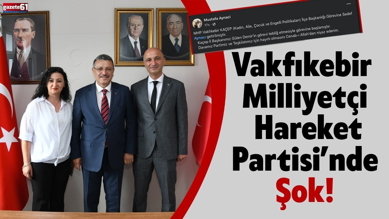 Milliyetçi Hareket Partisi Vakfıkebir’de Şok Olay!