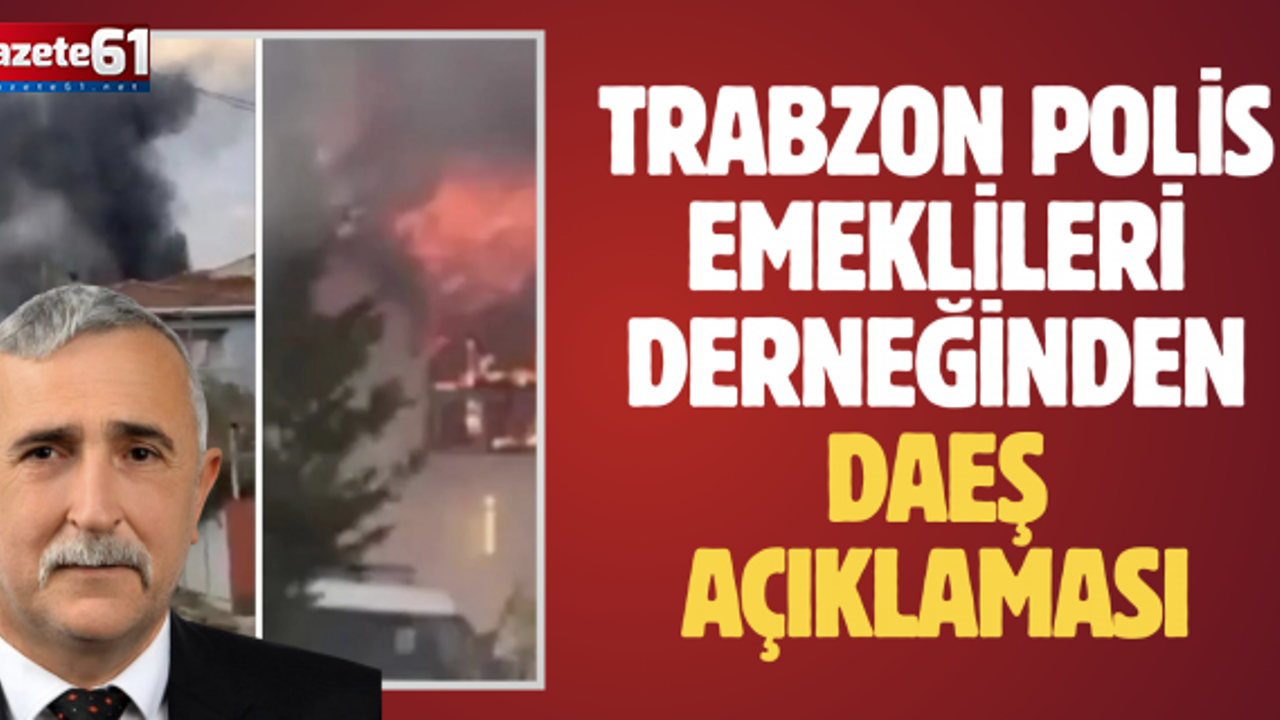 Trabzon Polis Emeklileri Derneğinden Uyarı Geldi