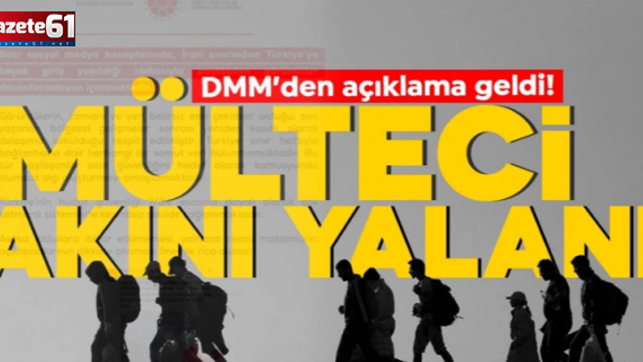 'İran sınırından Türkiye'ye kaçak giriş' iddiasına yanıt