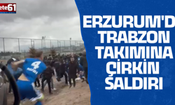 ERZURUM'DA TRABZON TAKIMINA ÇİRKİN SALDIRI!