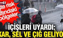 Meteoroloji'den yeni hava durumu raporu: İçişleri Bakanlığı'ndan 18 ile uyarı!