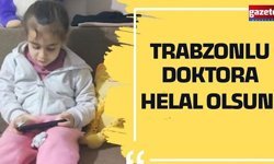 Trabzonlu doktor skandalı önledi!Çocuğun burnundaki zinciri buldu