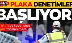 APP Plaka Denetimleri Başladı