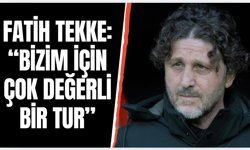 Trabzonspor'un yarı finale çıkması sonrası Fatih Tekke açıklamalarda bulundu!