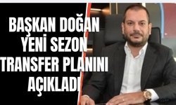 Başkan Ertuğrul Doğan, yeni sezon transfer planını açıkladı...