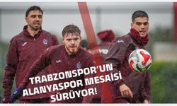 Trabzonspor'un Corendon Alanyaspor mesaisi sürüyor!