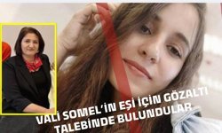 Vali Sonel’in eşi için de gözaltı talebi