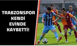 Trabzonspor kendi evinde kaybetti