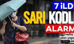 Meteoroloji'den son dakika uyarısı: 7 ile sarı kod! Peki sağanaklar ne zaman bitiyor, Havalar ısınacak mı?