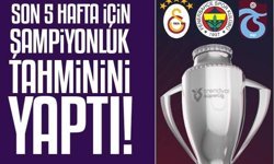 Yapay zekadan son 5 hafta için şampiyonluk tahmini!