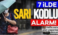 Meteoroloji'den son dakika uyarısı: 7 ile sarı kod! Peki sağanaklar ne zaman bitiyor, Havalar ısınacak mı?
