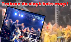 Trabzon'da olaylı boks maçı