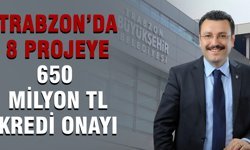Trabzon’da 8 Projeye 650 Milyon TL Kredi Onayı