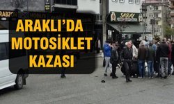Araklı’da Motosiklet Kazası