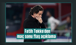 Trabzonspor Teknik Direktörü Fatih Tekke: İlk yarı fecaatti!