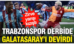 Trabzon Galatsaray'ı devirdi