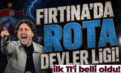 Trabzonspor'un ilk 11'i belli oldu