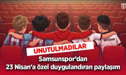 Samsunspor’dan tarihi paylaşım!