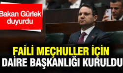 Faili Meçhul Suçları Araştırma Daire Başkanlığı kuruldu