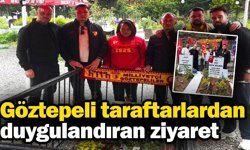 Göztepeli taraftardan duygulandıran ziyaret