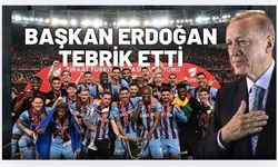 Başkan Erdoğan'dan Trabzonspor'a tebrik mesajı!