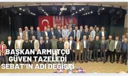 Başkan Armutçu güven tazeledi!Sebatspor'un adı değişti