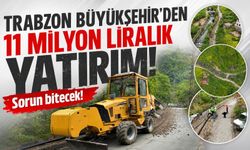 Trabzon Büyükşehir'den 11 milyon liralık yatırım... Sorun bitecek!
