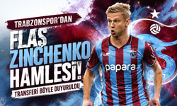 Trabzonspor'dan flaş Zinchenko hamlesi! Transferi böyle duyuruldu