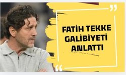 Fatih Tekke Maçı Yorumladı!
