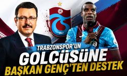 Trabzonspor’un golcüsüne Başkan Genç’ten destek