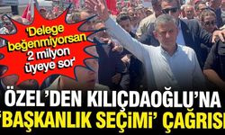 Özgür Özel'den Kılıçdaroğlu'na ön seçim çağrısı: 2 milyon üye karar versin