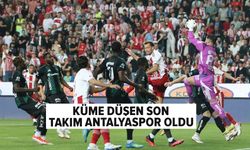 Antalyaspor küme düştü!
