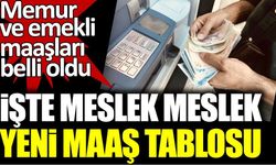 Yeni maaş zammı tablosu belli oldu: İşte tüm detaylar
