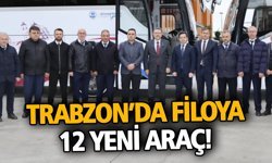 Trabzon’da Filoya 12 Yeni Araç!