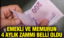 Emekli ve memurun 4 aylık maaş zam farkı belli oldu