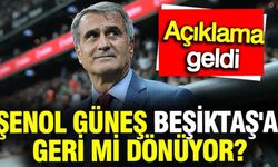 Şenol Güneş, Beşiktaş'a geri mi dönüyor? Açıklama geldi