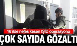 Trabzon dahil 16 ilde dev IŞİD operasyonu: Çok sayıda gözaltı