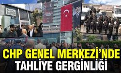 CHP Genel Merkezi önünde hareketli saatler
