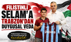 Filistinli Selam’a Trabzon’dan duygusal veda