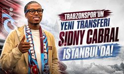 Trabzonspor'un yeni transferi Sidny Cabral İstanbul'da!.