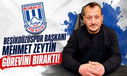 Beşikdüzüspor Başkanı Mehmet Zeytin Görevini Bıraktı