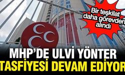 MHP'de tasfiyeler sürüyor: Bir il teşkilatı daha feshedildi