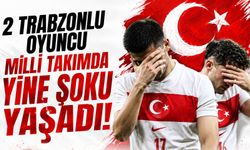 2 Trabzonlu oyuncu milli takımda yine şoku yaşadı!