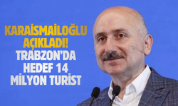 Karaismailoğlu açıkladı! Trabzon’da hedef 14 milyon turist