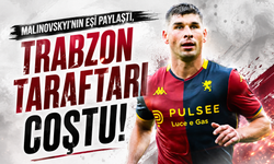 Malinovskyi'nin eşi paylaştı, Trabzon taraftarı coştu!