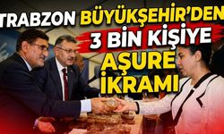 Trabzon Büyükşehir Belediyesi'nden 3 Bin Kişiye Aşure İkramı