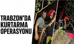 Trabzon'da kurtarma operasyonu!
