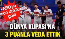 A Milli Takımımız ABD'yi son dakika golüyle yendi!